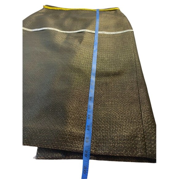Pure Collection Metallic Pencil Midi Skirt US8/10 UK14 Party Evening Holiday - Picture 9 of 10